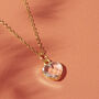 Healing Heart Clear Quartz Gemstone Necklace, thumbnail 2 of 7