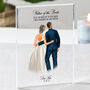 Father Of The Bride Wedding Acrylic Plaque, thumbnail 3 of 9