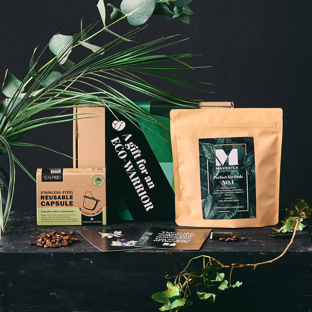 Eco Warrior Reusable Coffee Pod Gift Set, 1 of 6
