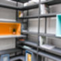 Rhys Box Section Colourful Shelves With Storage, thumbnail 8 of 10