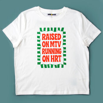 'Raised On Mtv' Funny T Shirt For Women, 2 of 4