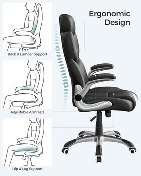 Ergonomic Office Chair With Adjustable Features, 7 of 10