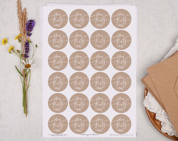 Hen Party Botanical Circle Sticker Sheet, 4 of 4