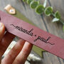 Personalized Leather Bookmark Engraved Handmade Gift, thumbnail 2 of 5