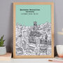 Personalised Manchester Graduation Gift Print, thumbnail 6 of 9