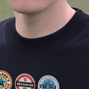 England Beer Mats Oversized T Shirt, 7 of 10