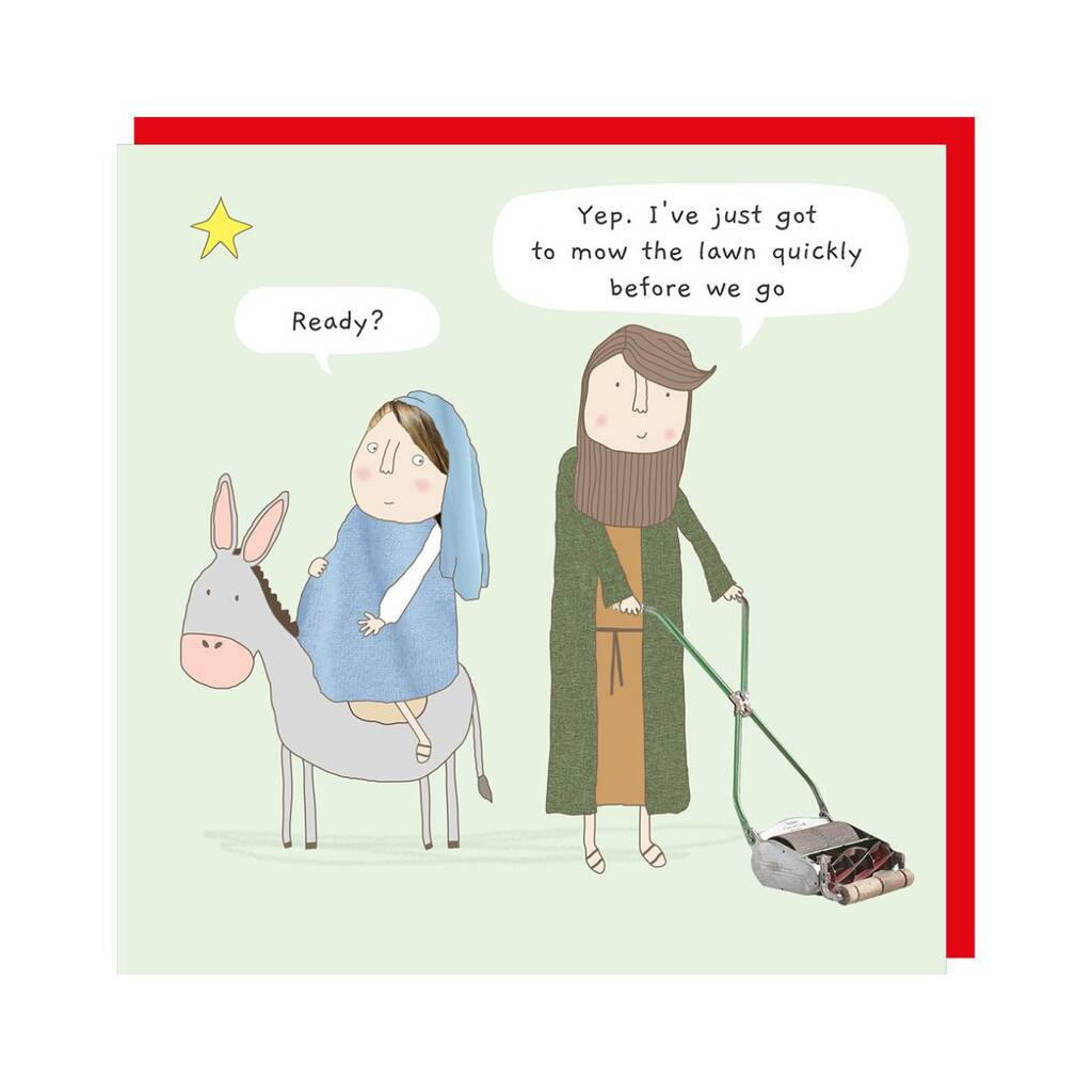 Mow Lawn Christmas Card By Rosie Made A Thing