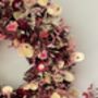 Dried Acer Wreath With Honesty Seedheads, thumbnail 3 of 4