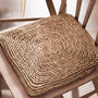 Braided Seagrass Cushion, thumbnail 3 of 5
