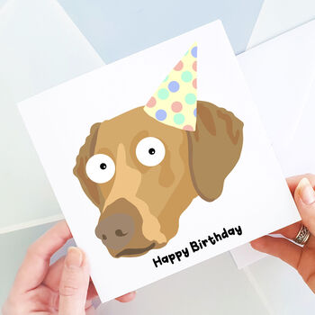 Vizsla Birthday Card, 2 of 2