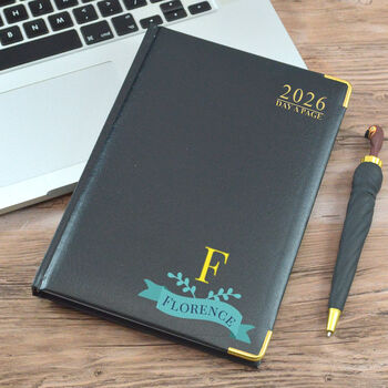 Personalised Day A Page Diary Elegant Design, 2 of 12