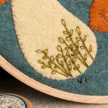 Fungi Felt Appliqué Hoop Kit, 5 of 5