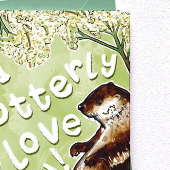 I Otterly Love You – Cute Valentine's Love Card, 3 of 5