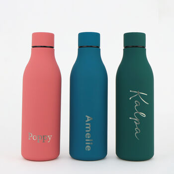 Personalised Stainless Steel Hydrate Bottle, 2 of 7