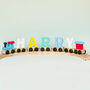 Wooden Letter Name Train, thumbnail 8 of 9
