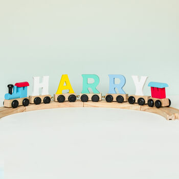 Wooden Letter Name Train, 8 of 9