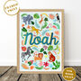 Safari Animal Name Print Set, thumbnail 8 of 12