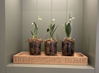 Oak Wooden Medium Tray– Personalised – UK Made, 3 of 6