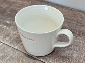 White 'Smarty Pants' Mug, 2 of 3