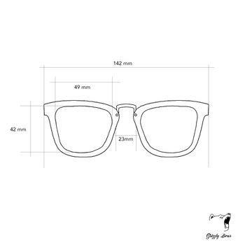 Wooden Sunglasses | Tofino | Polarised Lens, 12 of 12