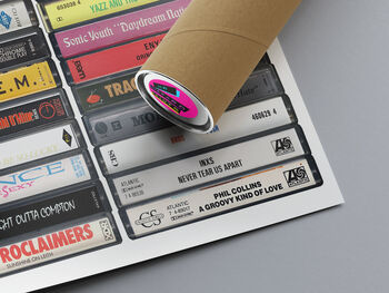 38th Birthday Gift Music From 1988 Personalised Print, 5 of 9