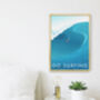 Go Surfing Travel Poster Art Print, thumbnail 3 of 8