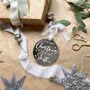 Personalised 'First Christmas Married' Tree Decoration, thumbnail 7 of 8