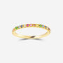 Rainbow Eternity Rings, thumbnail 1 of 5