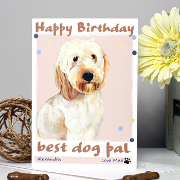Personalised 'Buddy' Dog Birthday Card, 5 of 8