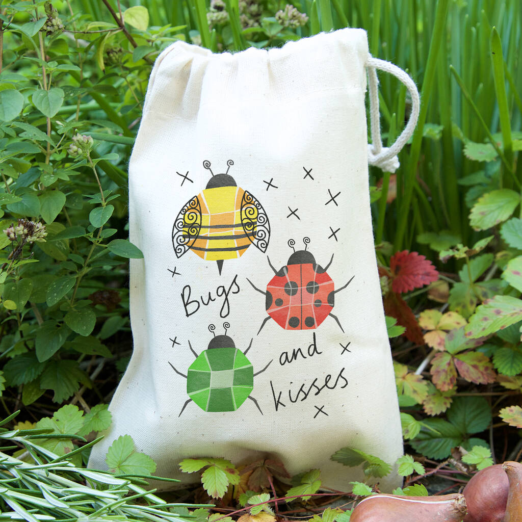 Bugs And Kisses Mother's Day Gift Bag With Seeds