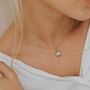 Gold Vermeil Green Quartz Necklace Alba, thumbnail 1 of 5