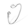 Sterling Silver Twist Bangle, thumbnail 2 of 6