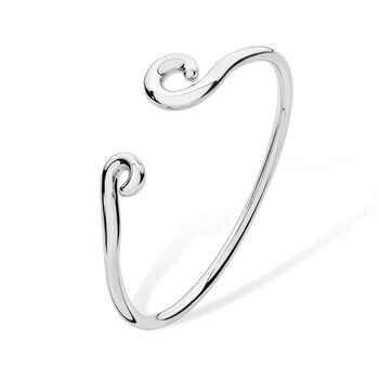 Sterling Silver Twist Bangle, 2 of 6