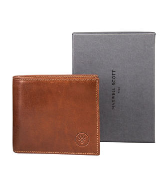 Classic Men's Leather Billfold Wallet. 'The Vittore', 2 of 12