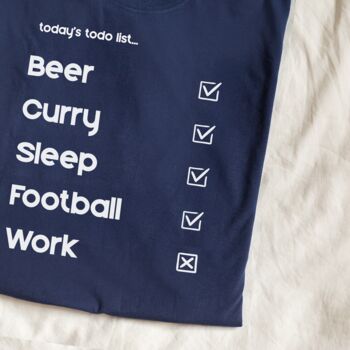 Tick It Or Skip It: Personalised To Do List T Shirt, 7 of 7