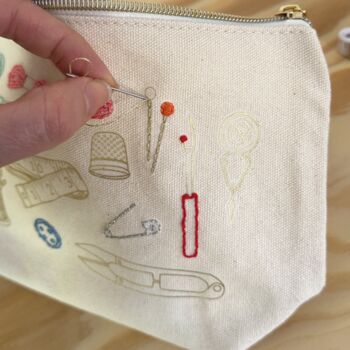 Stitch Your Craft Tools Zip Pouch Diy Kit, 7 of 8