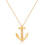 Coordinates Personalised Anchor Necklace, thumbnail 2 of 2