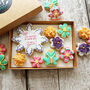 Hand Iced Flower Cookie Letterbox Gift, thumbnail 1 of 3