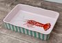 Lobster Patterned Rectangular Baking Dish, 30cm, thumbnail 1 of 4