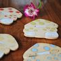 Handmade Ceramic Toadstool Mushroom Coasters, thumbnail 1 of 7