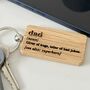 Superhero Wooden Key Rings For Mum And Dad, thumbnail 3 of 5