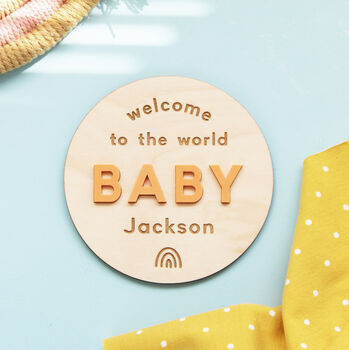 Welcome To The World Baby Announcement Disc, 2 of 3