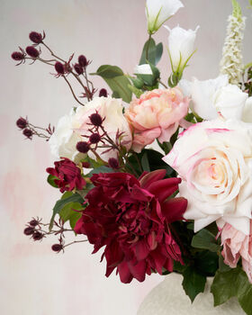 Framboise Luxury Silk Flower Bouquet, 3 of 5