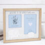 Baby Boy Handprint Photo Frame | New Baby Gift |, thumbnail 1 of 5