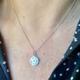 Sterling Silver Travel Under A Star Lucky Necklace, thumbnail 1 of 4