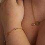 Custom Birth Month Flower And Gemstone Bracelet, thumbnail 5 of 5