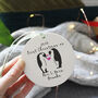 Penguin First Married Christmas Ceramic Decoration, thumbnail 3 of 6