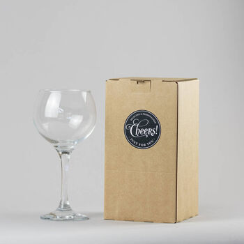 Special Message Personalised Gin Glass, 4 of 6