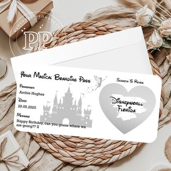 Disney Scratch Card, Holiday Reveal Ticket, 6 of 8