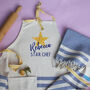 Personalised Cotton Apron Tea Towels, Gift For Her, thumbnail 2 of 12